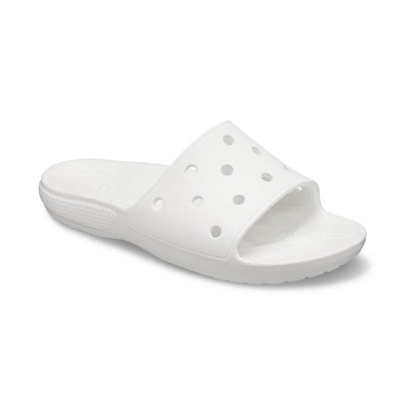 CROCS UNISEX CLASSIC SLIDE SANDALS, WHITE, 4 MEN/6 WOMEN - Picture 3 of 6